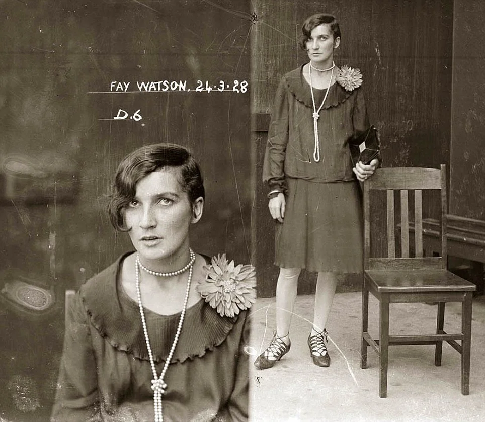 Fay Watson listed in the New South Walkes Police Gazette from 1928