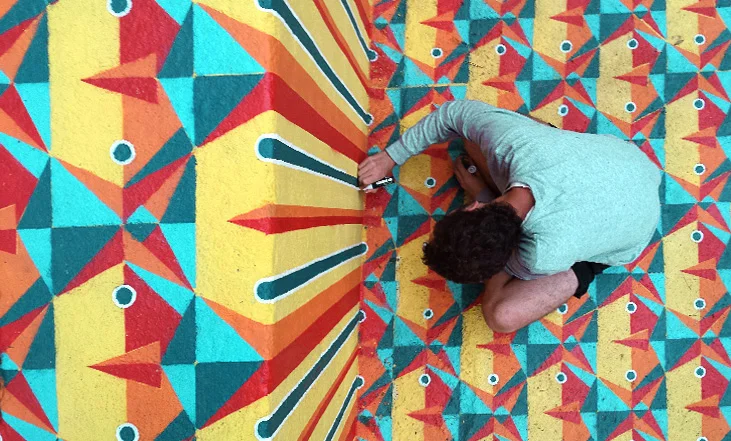 Installation with Guim Tió for Vida Festival (Vilanova i la Geltrú)