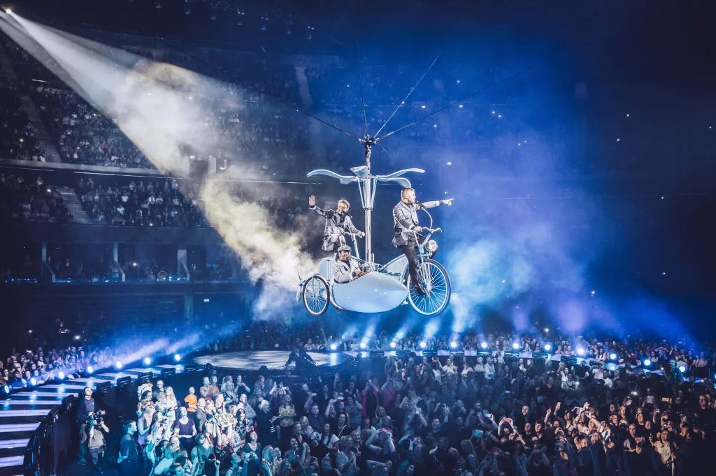 Copter-bike for Take That's 2015 Arena Tour