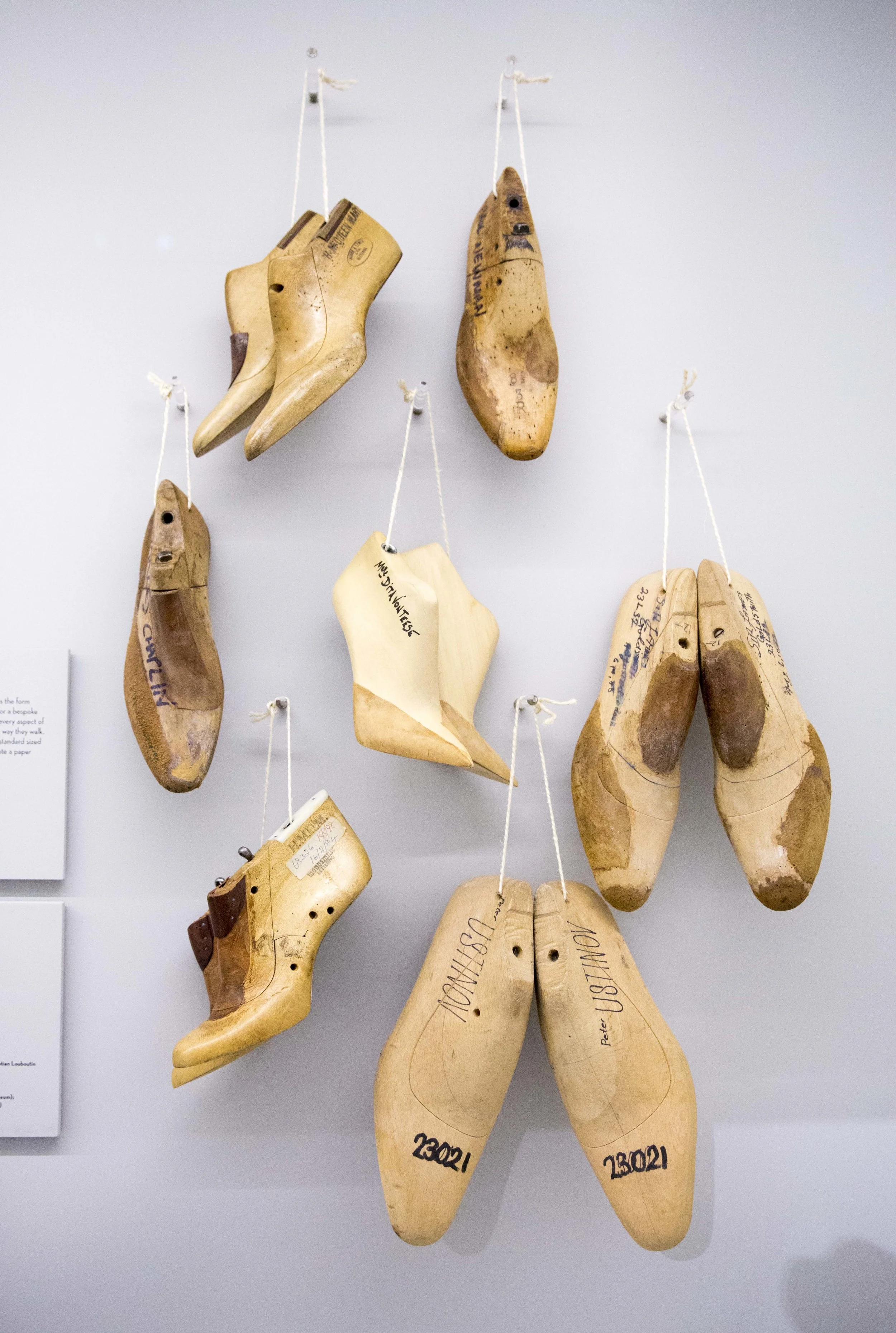 Installation view of Shoes: Pleasure and Pain
