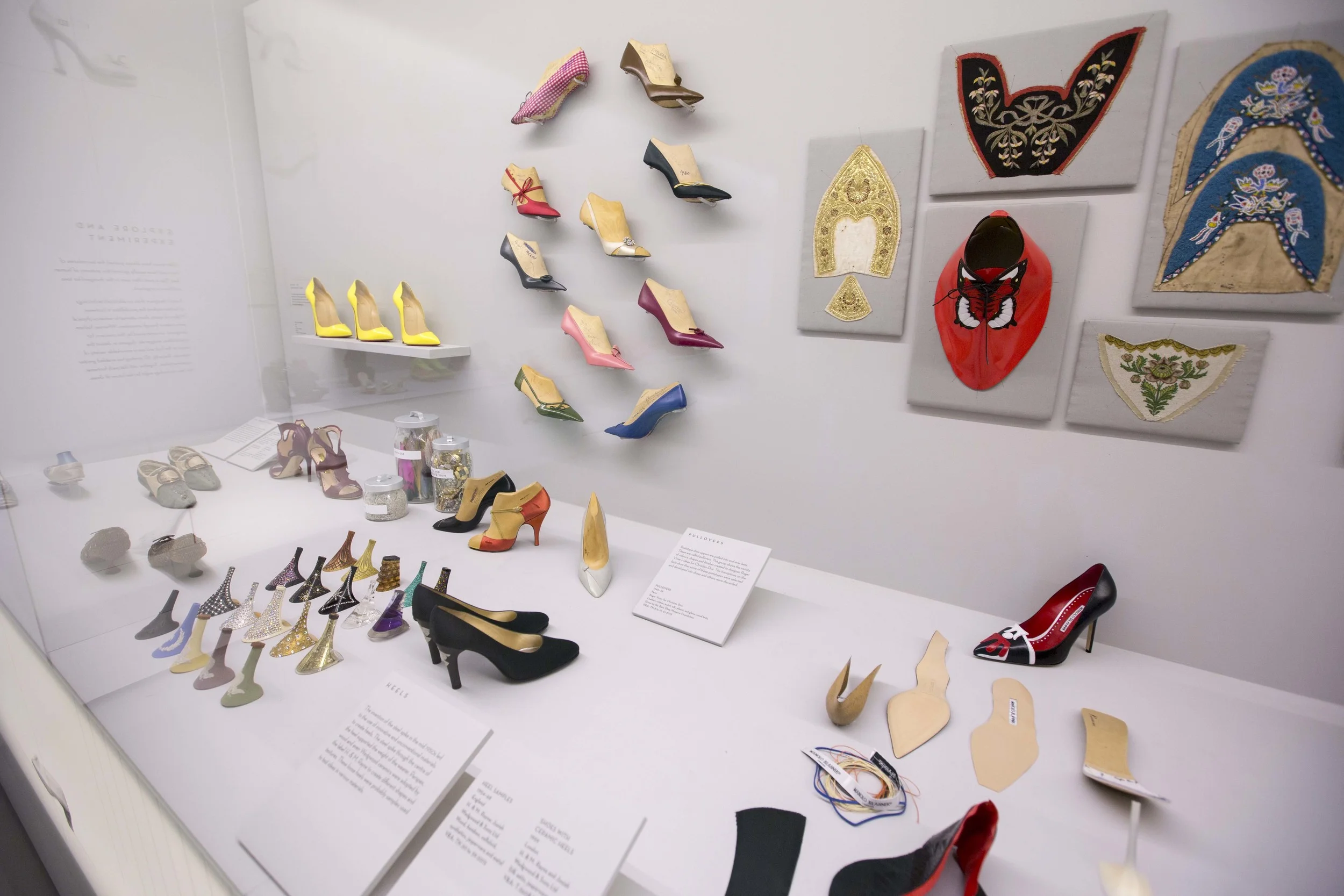 Installation view of Shoes: Pleasure and Pain