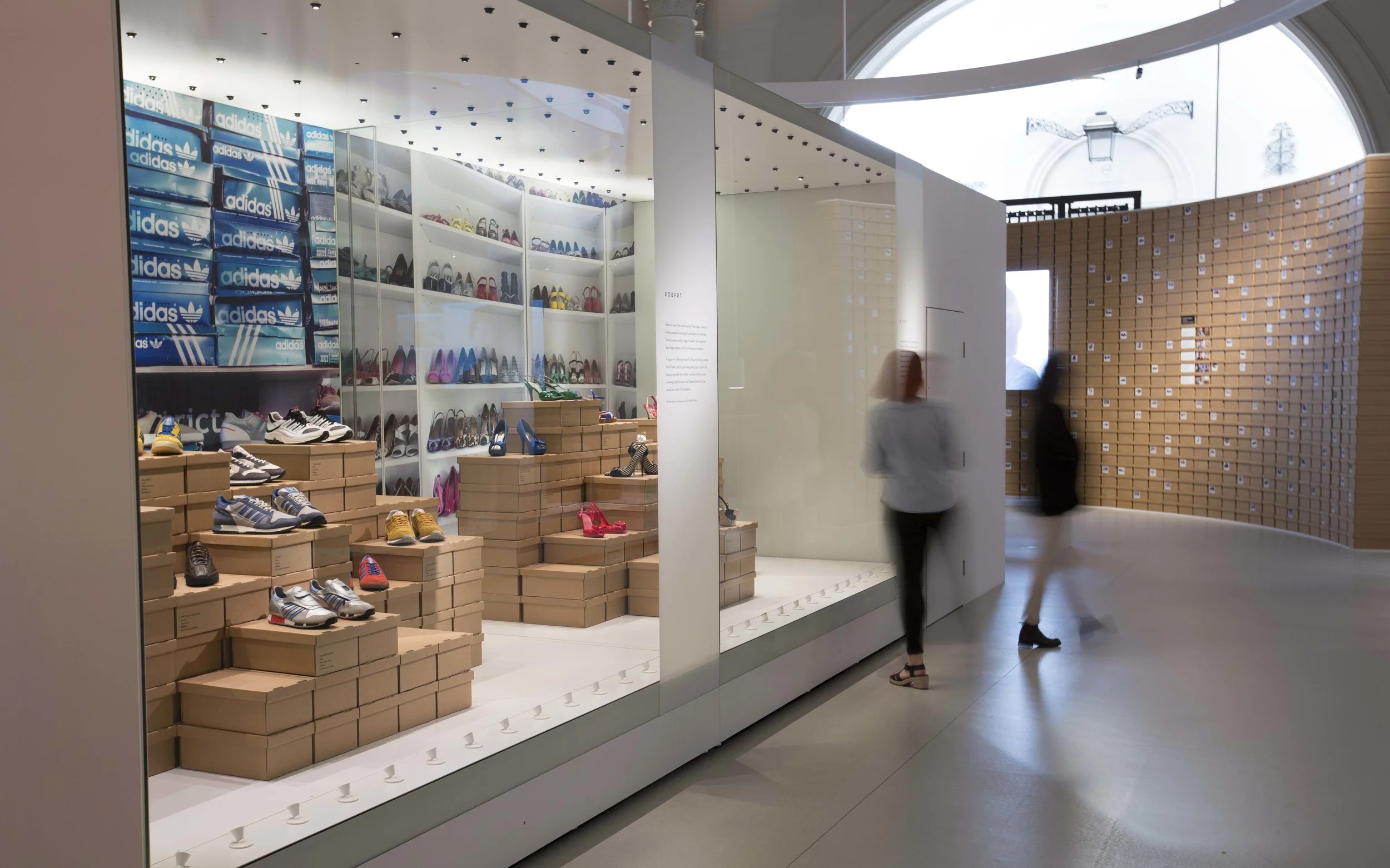 Installation view of Shoes: Pleasure and Pain