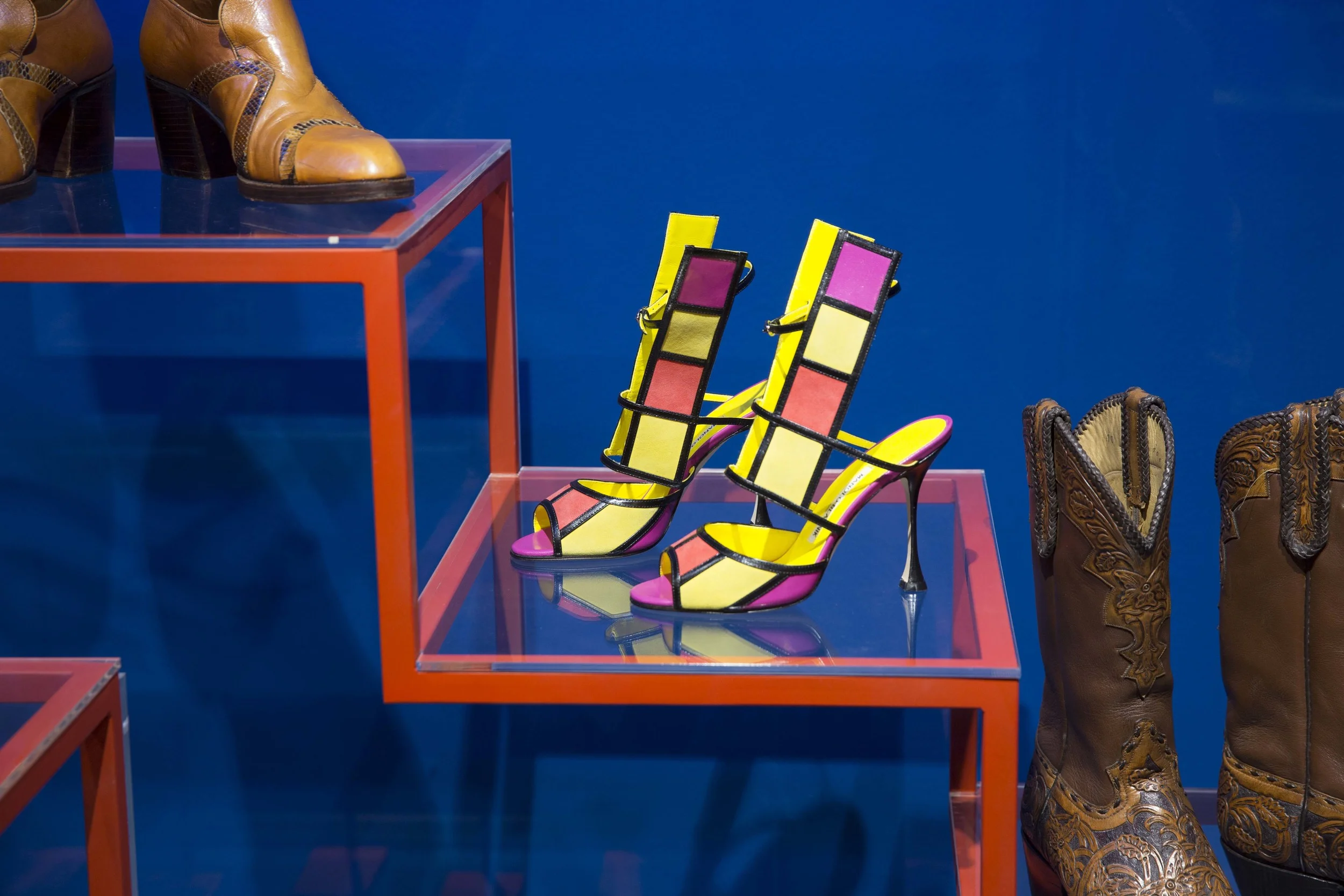 Installation view of Shoes: Pleasure and Pain