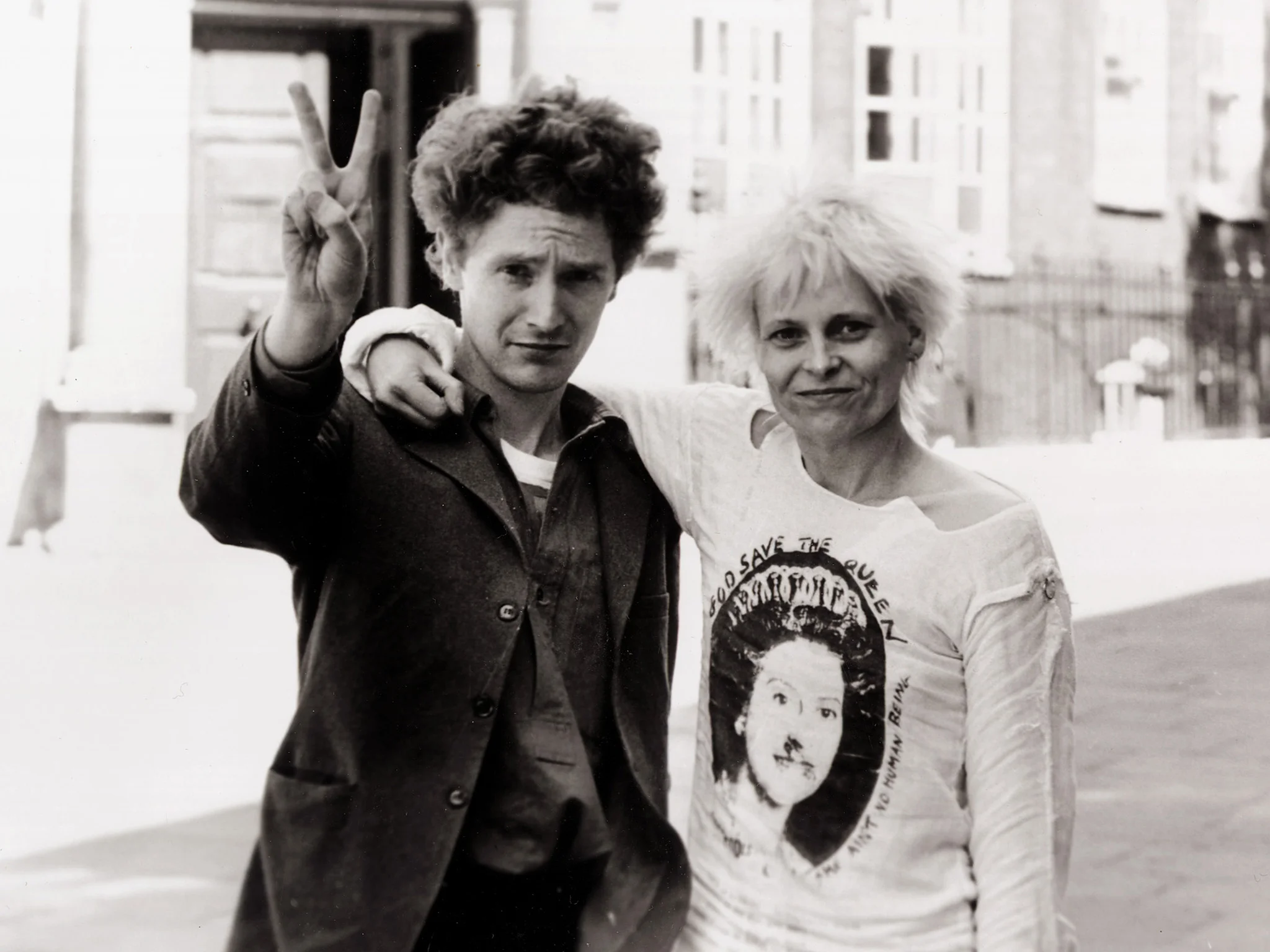 Malcolm McLaren and Vivienne Westwood. Photo by Sunday People