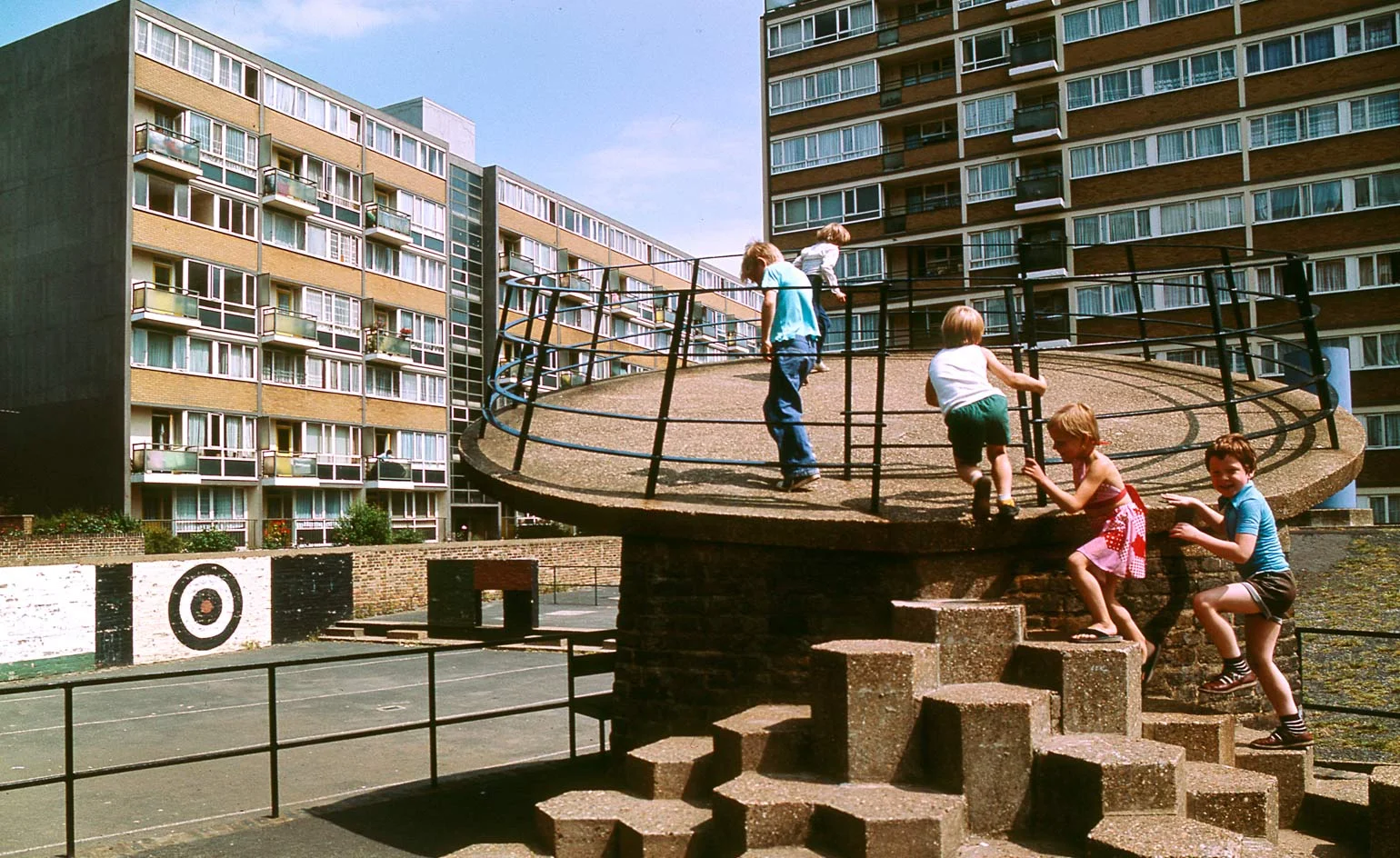 The Brutalist Playground at the Royal Institute of British Architects. Photography by John Donat