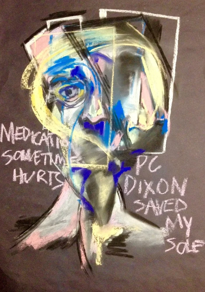 Medication Sometimes Hurts , Neoh self portrait, 2015