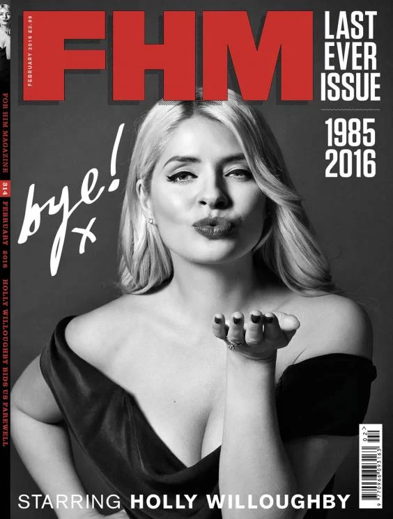 FHM magazine's last issue, 2016