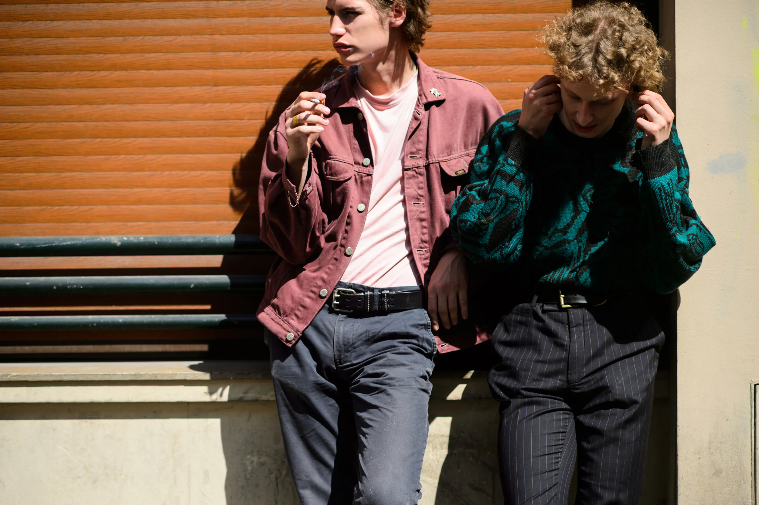 Street style for Le 21ème at Paris Men's Fashion Week, Spring/Summer 2016.
