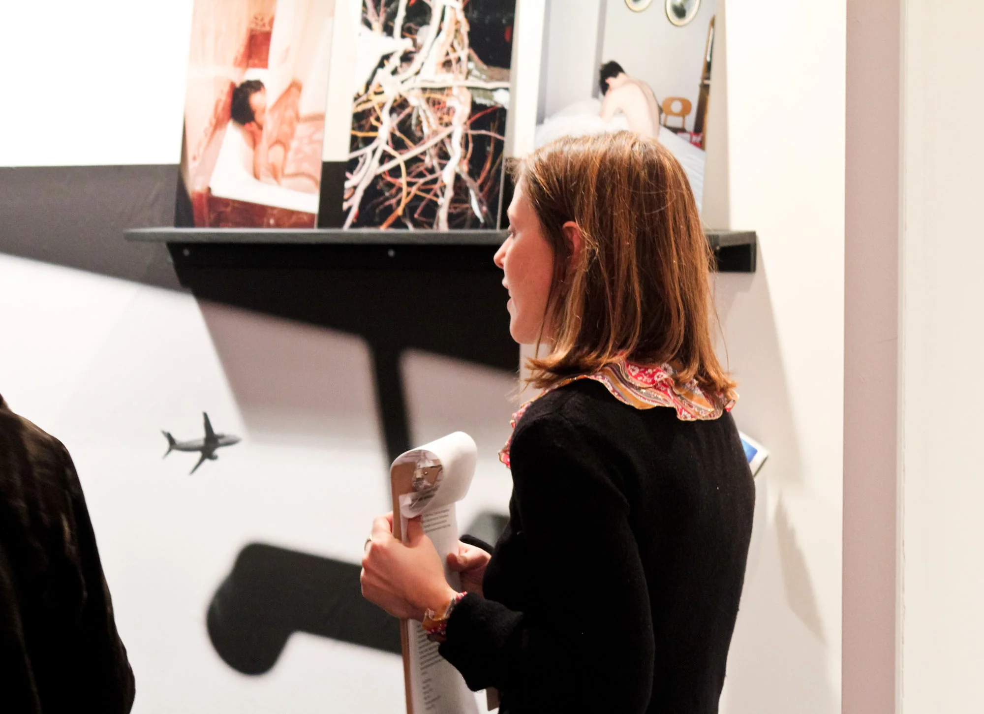 Chioccetti leading a tour of the Photo50 exhibition, London 2016