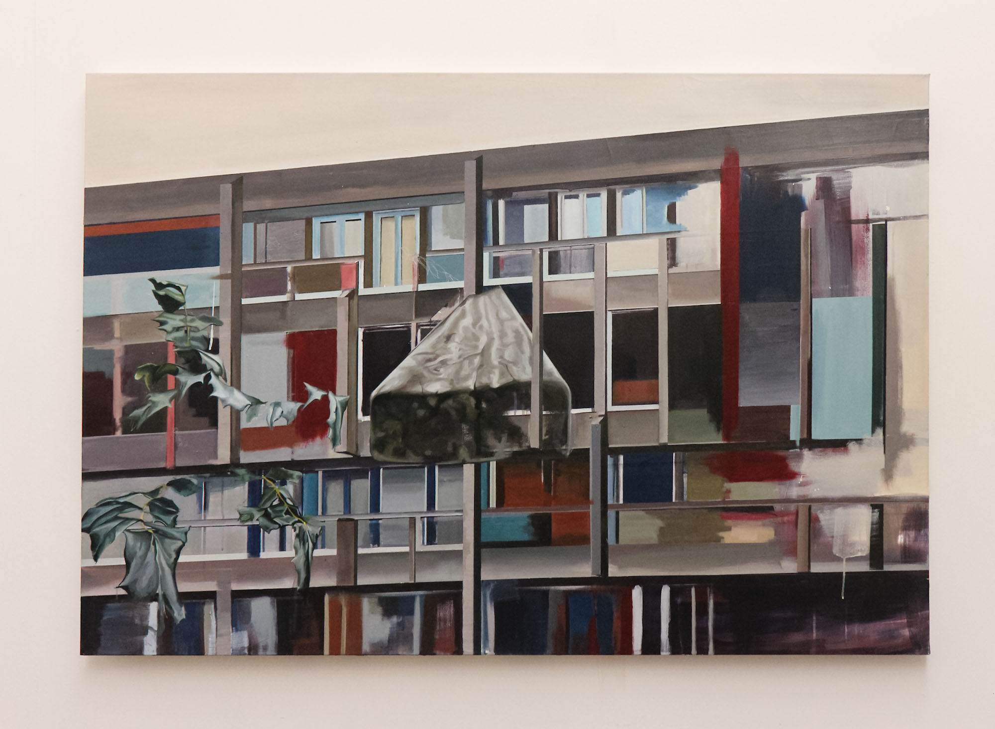 This is of the famous Brutalist, Robin Hood Estate in Poplar, east London. (2016)