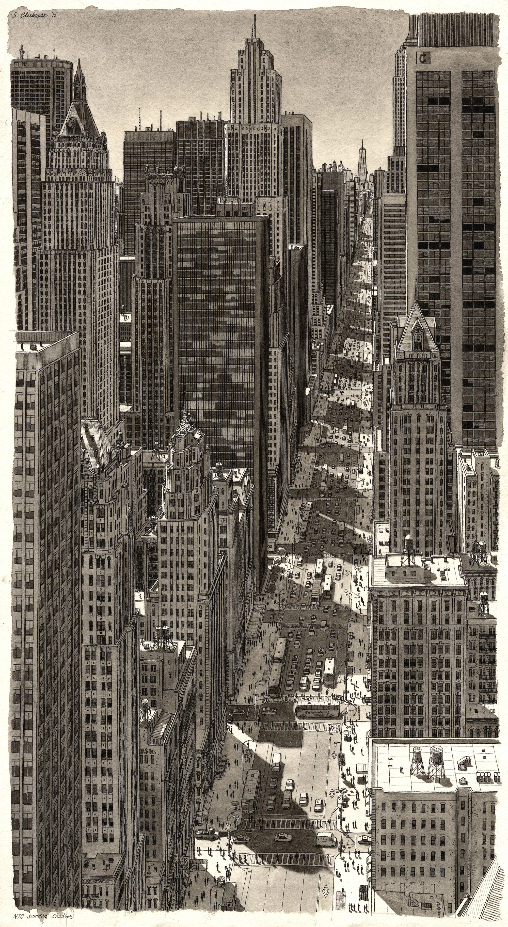 NYC Summer shadows, 2015