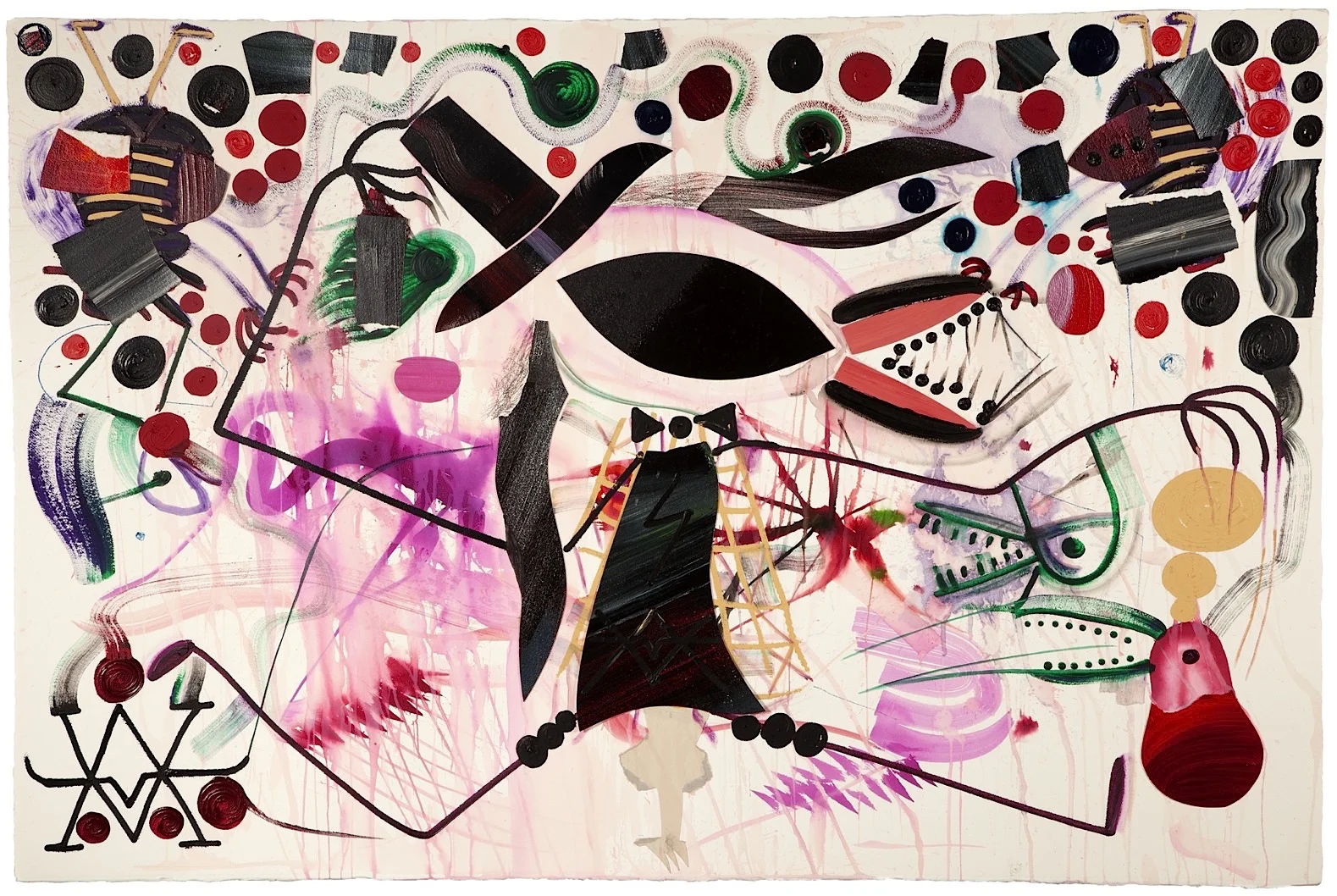 Jewish Chicken 2012. Oil on paper, 120 x 160 Cm
