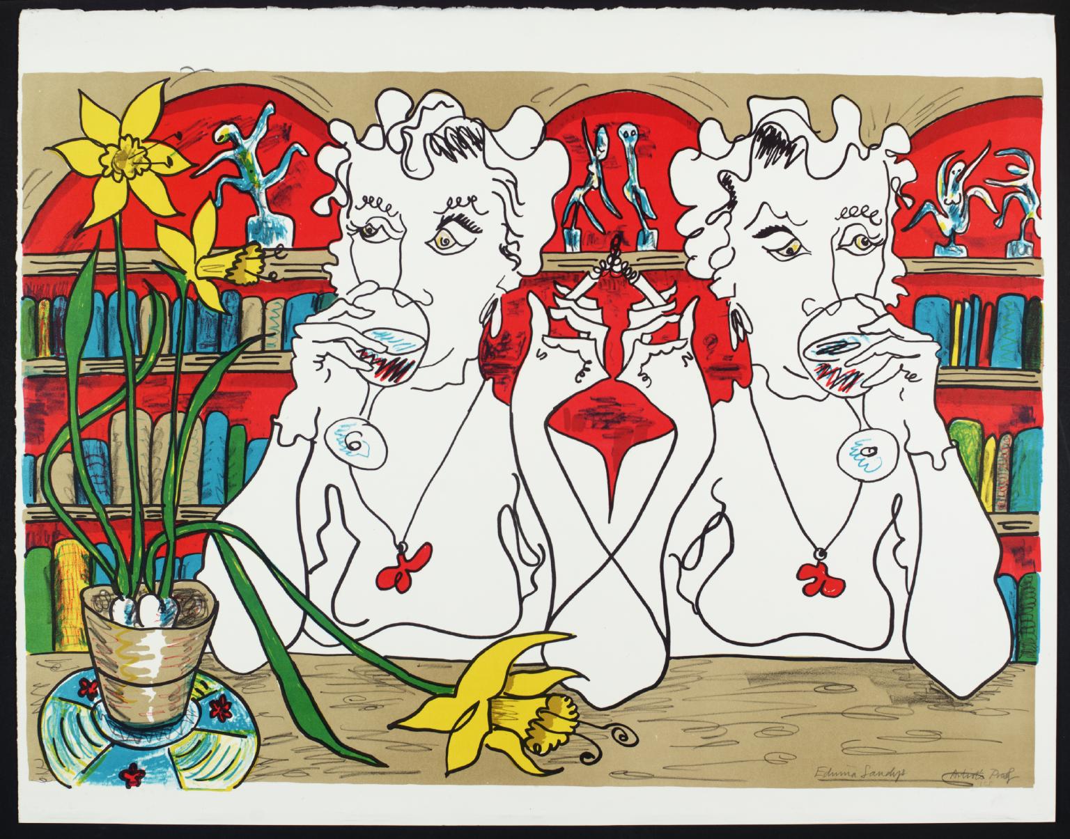 ' Double Vision ' 1974 by Edwina Sandys