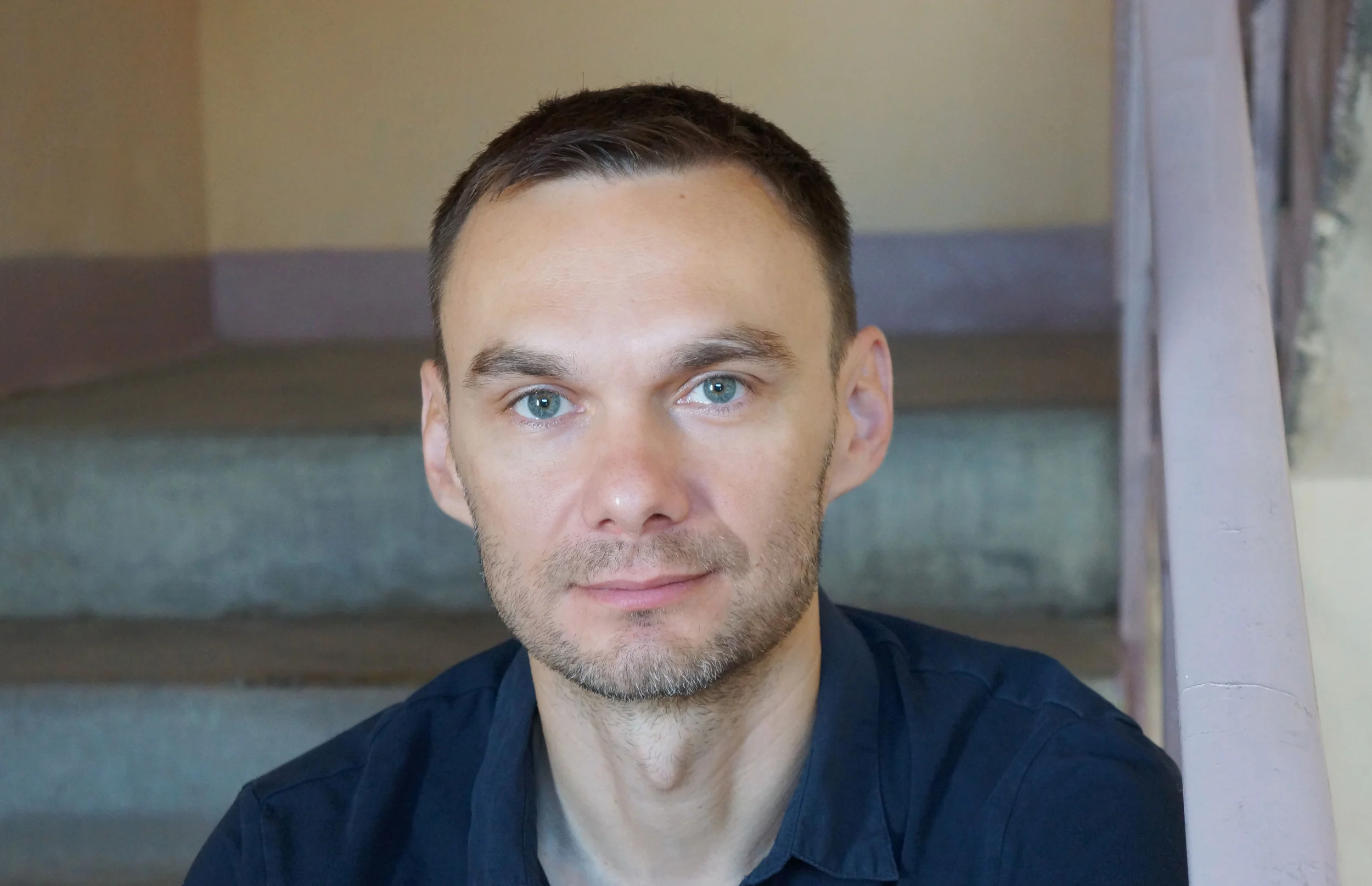 Portrait of Russian director, Askold Kurov