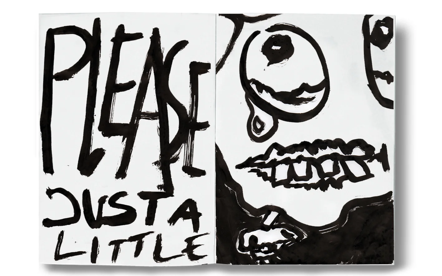 A spread from " This Is So Much Fun ", 2012 publication.