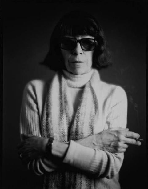 Portrait of Joan Mitchell . Photo by Timothy Greenfield-Sander