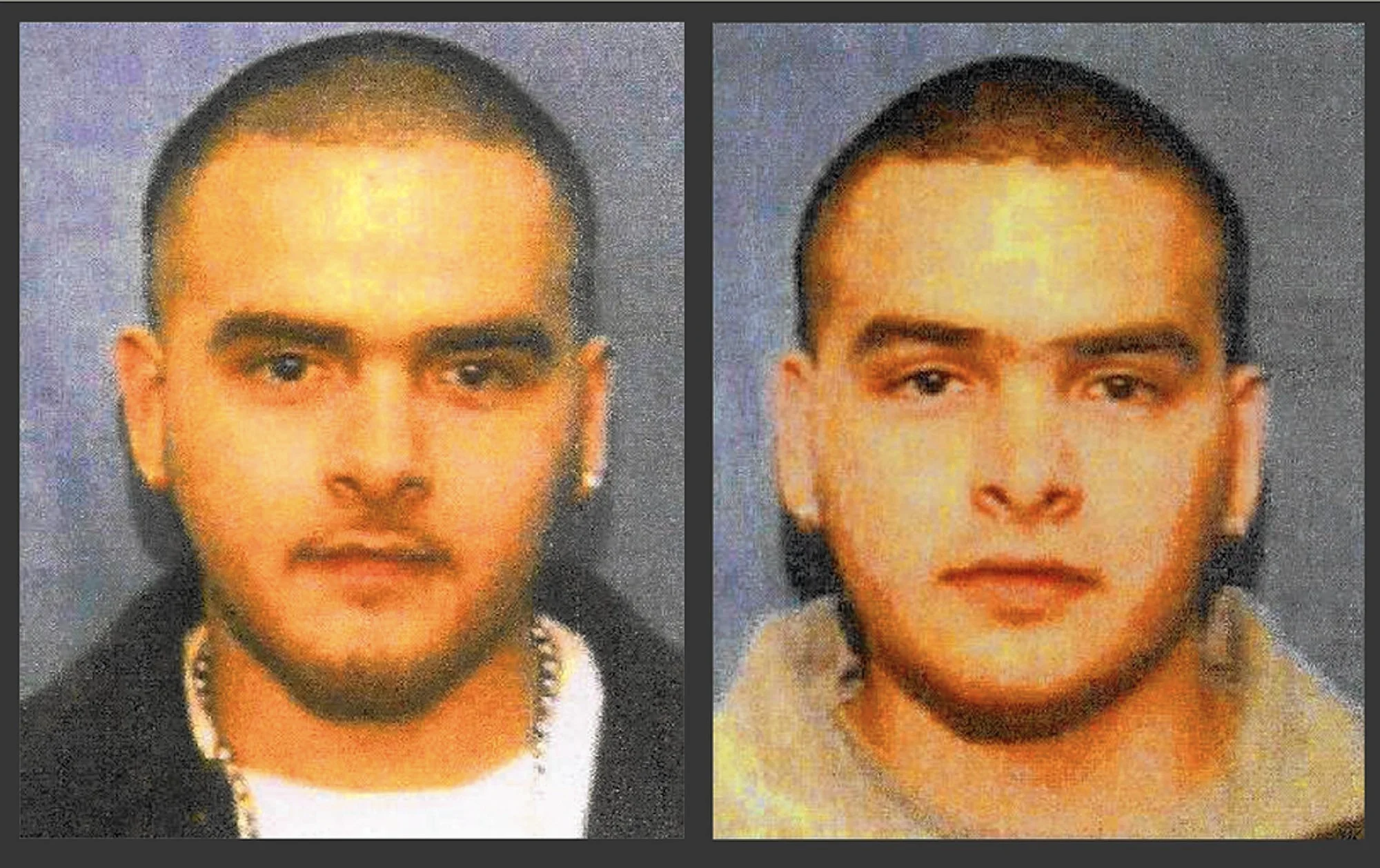 An undated photo from a wanted poster of the Flores Brothers. (U.S. Marshals Service)