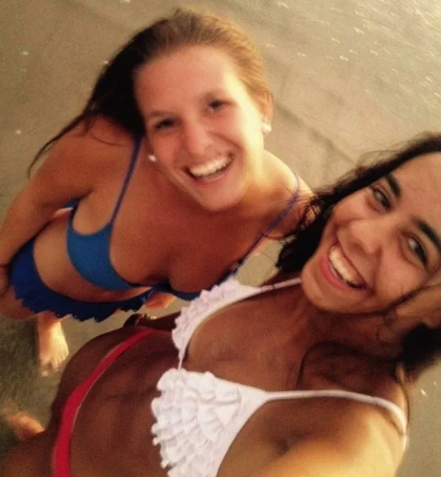 The last photo of María José Coni and Marina Menegazzo, taken on Sunday, 21st February, 2016.