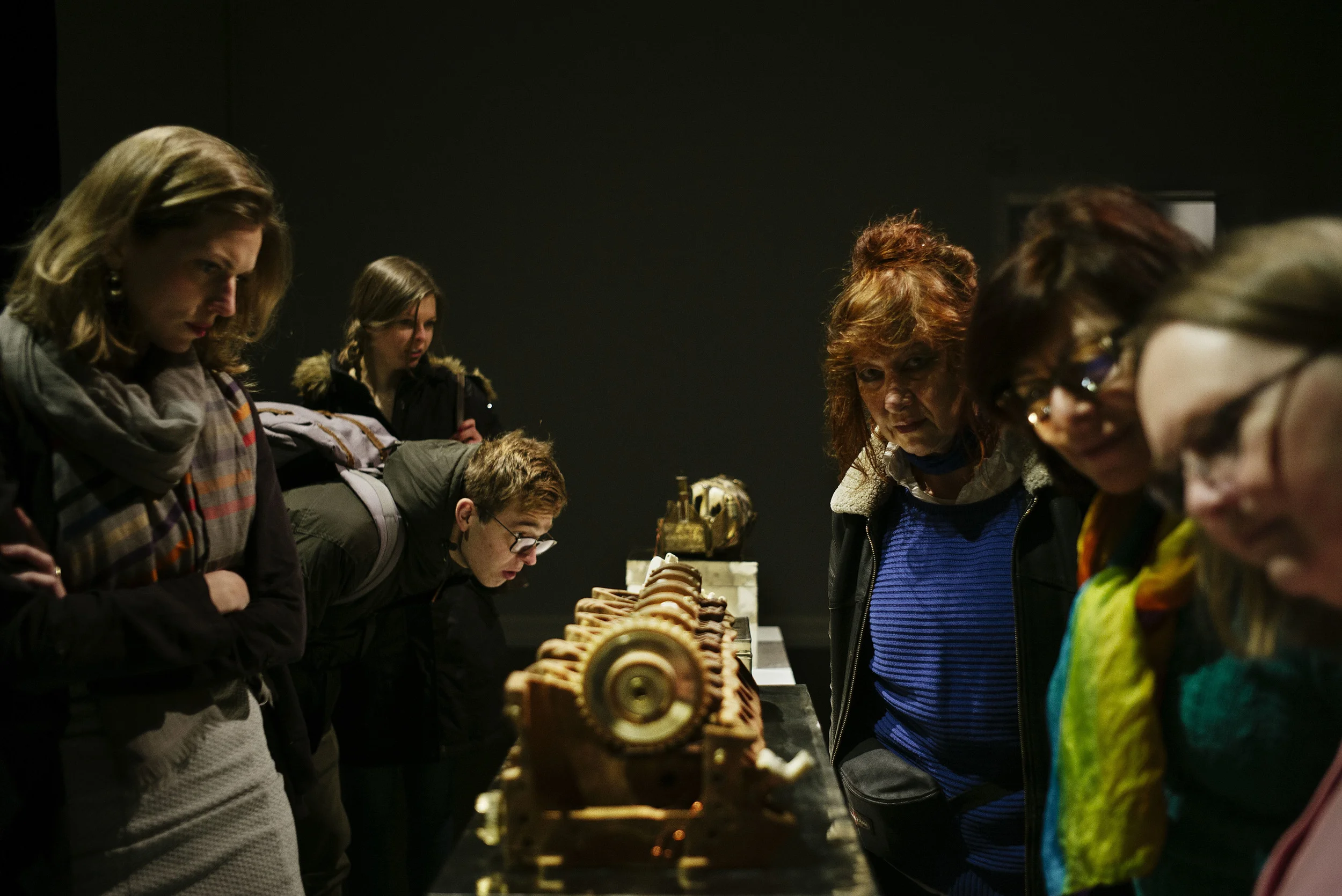 Opening of the exhibition ' Merchants of Dreams ' with 18 Moroccan artists Brandts 13 in Odense, 2016.