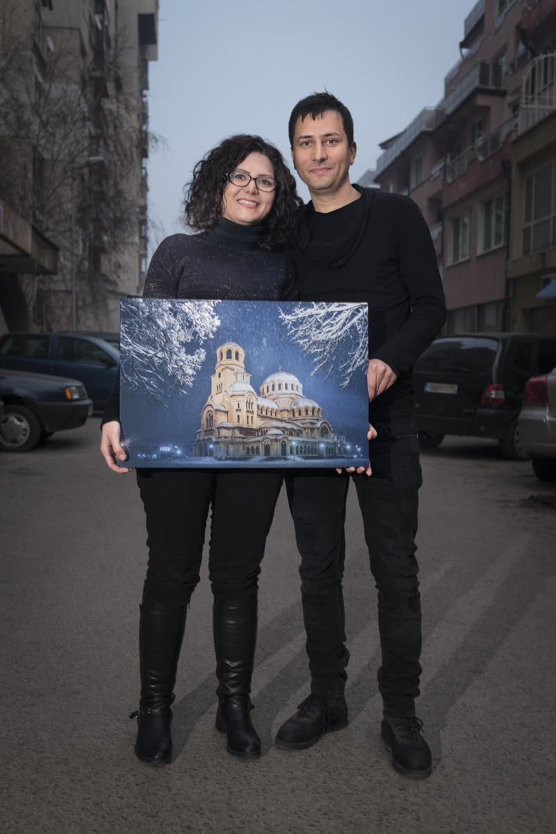 Behrokh Sabounchi, 30-years-old, and Mahdi Mosadegpur, 33-years-old, are from Iran. She emigrated to Bulgaria three years ago, and he came 10 years ago.