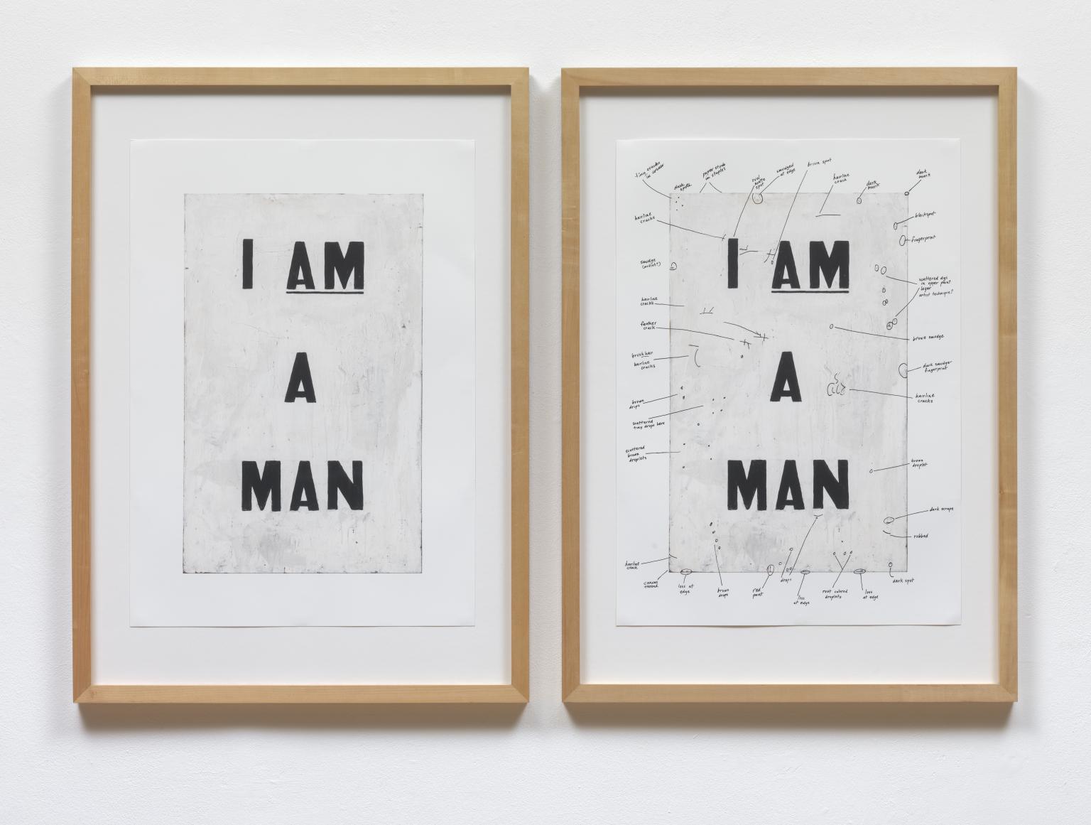 Condition Report , 2000 by Glenn Ligon.