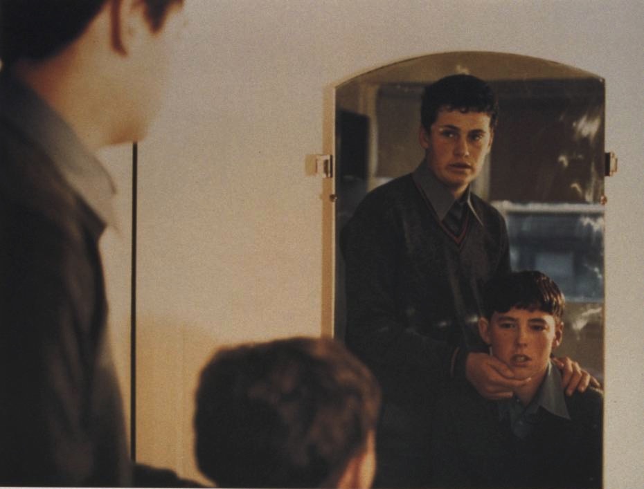His brother said, 'crooked nose and no chin - you'll have to survive on charm alone'. Charm Alone , 1965 by Tracey Moffatt . 