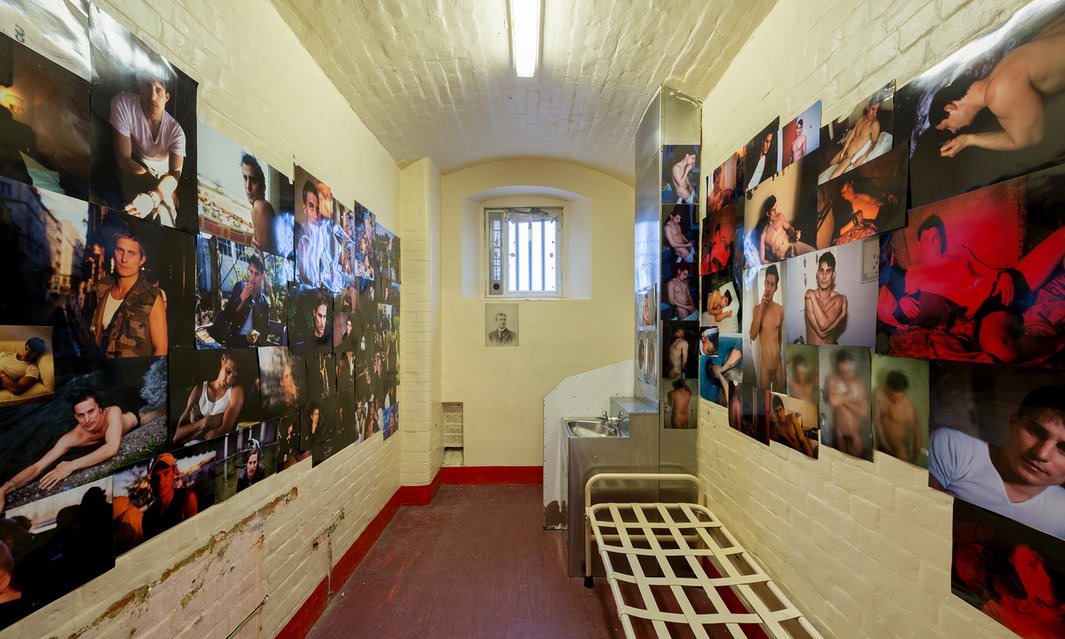 The Boy , by Nan Goldin at the HM Prison Reading exhibition. Photo by William Eckersley.