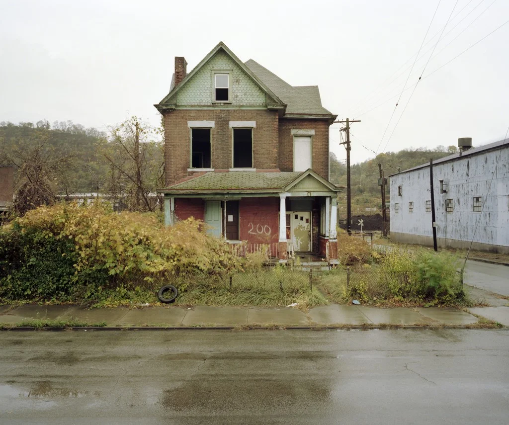 Abandoned, Talbot Ave., Braddock, Pennsylvania , 2008. From the series ' Solitary Structures ' by Sean Hemmerle.