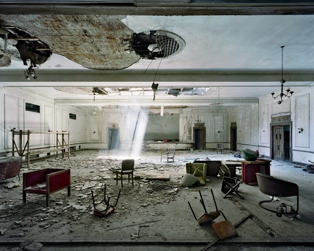 Ballroom, American Hotel , 2007 by Yves Marchand and Romain Meffre.