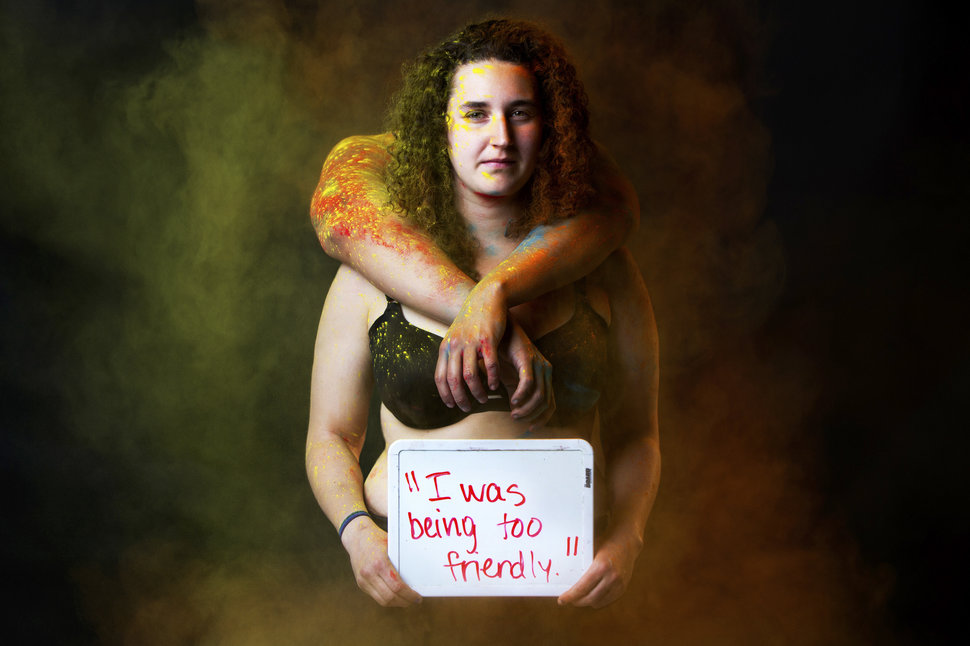 From the series ' Dear Brock Turner ' 2016 by Yana Mazurkevich.