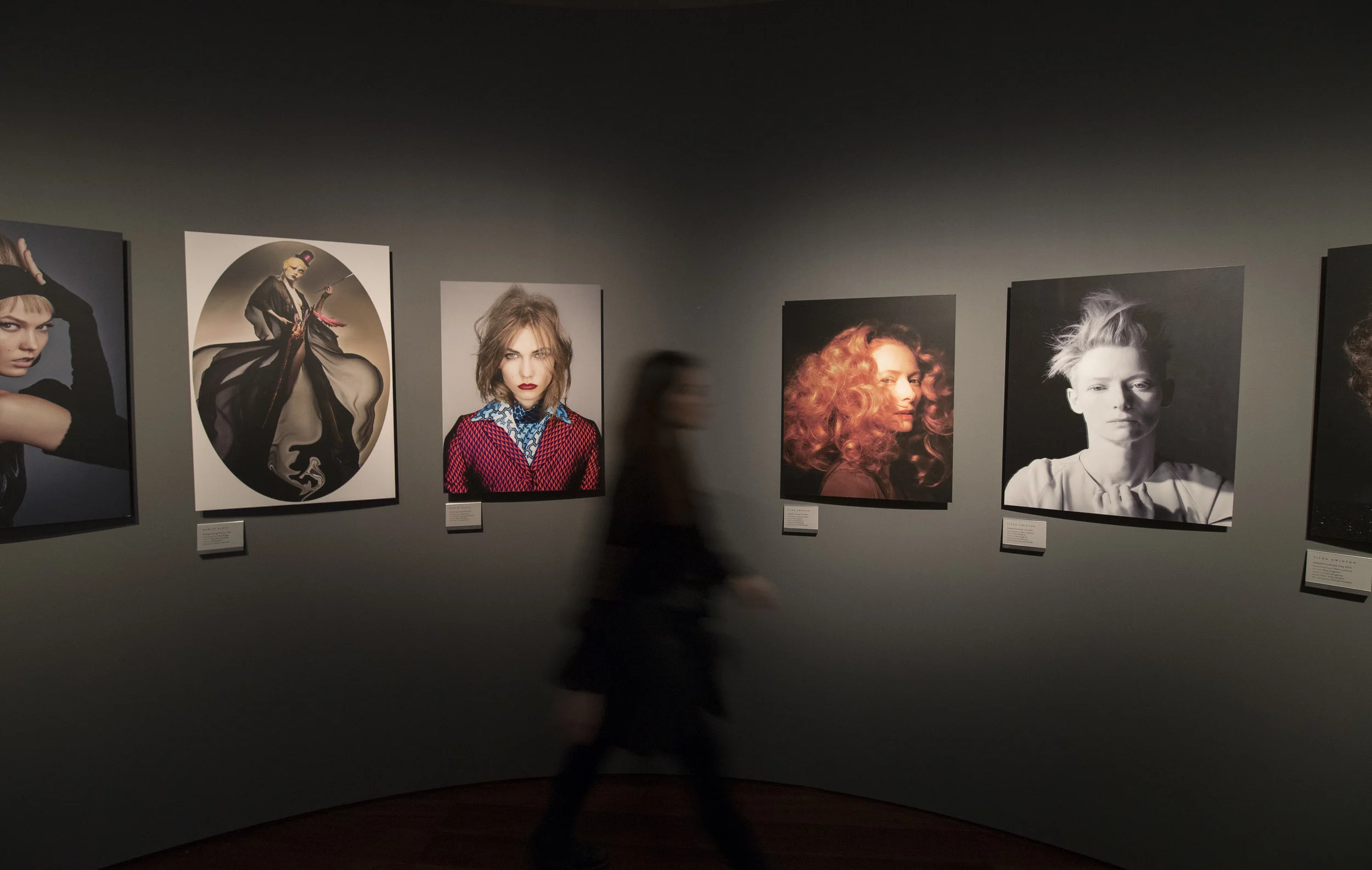 Hair by Sam McKnight , 2016 exhibition view at Somerset House, London.