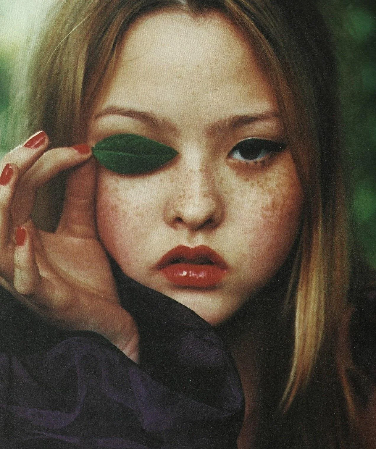Devon Aoki by Ellen Von Unwerth for I-D magazine The Adult issue, September 1998.