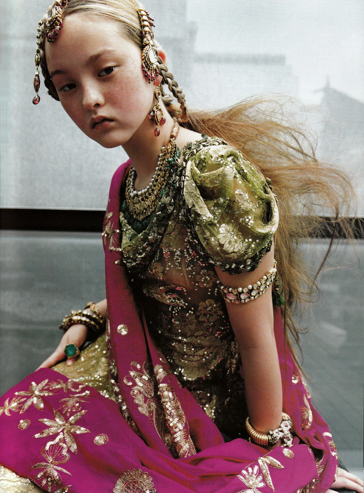 Devon Aoki by Ruven Afanador for Vogue Paris, September 1999.