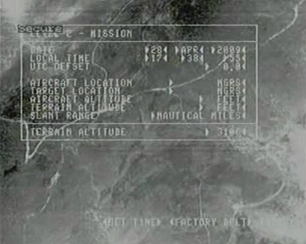 A still from Drone Vision , 2010 by Trevor Paglen.