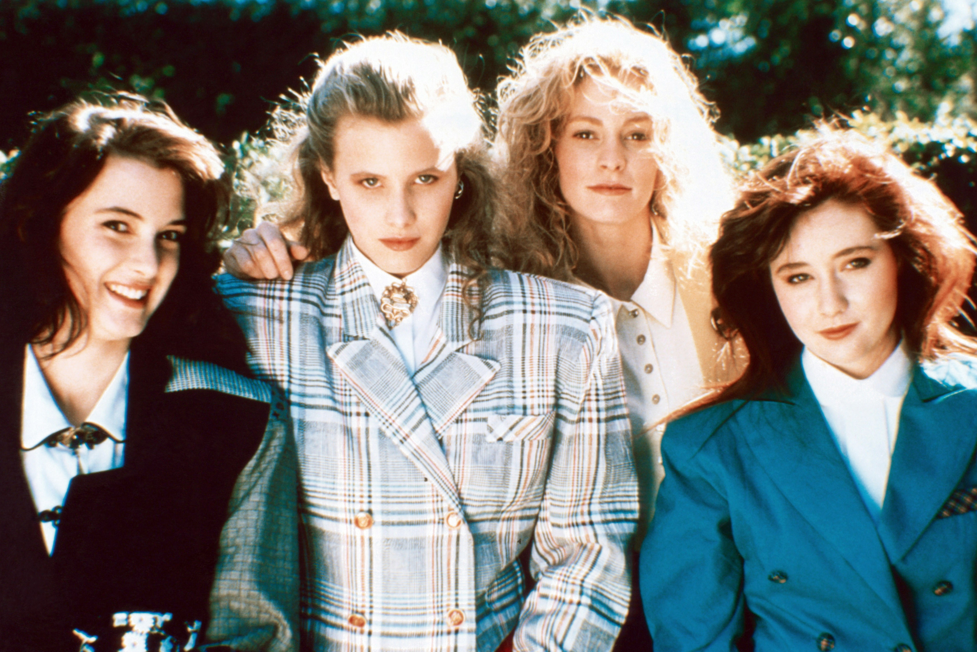 Film poster of Heathers , 1989. Photo source: New World Pictures/Everett Collection.