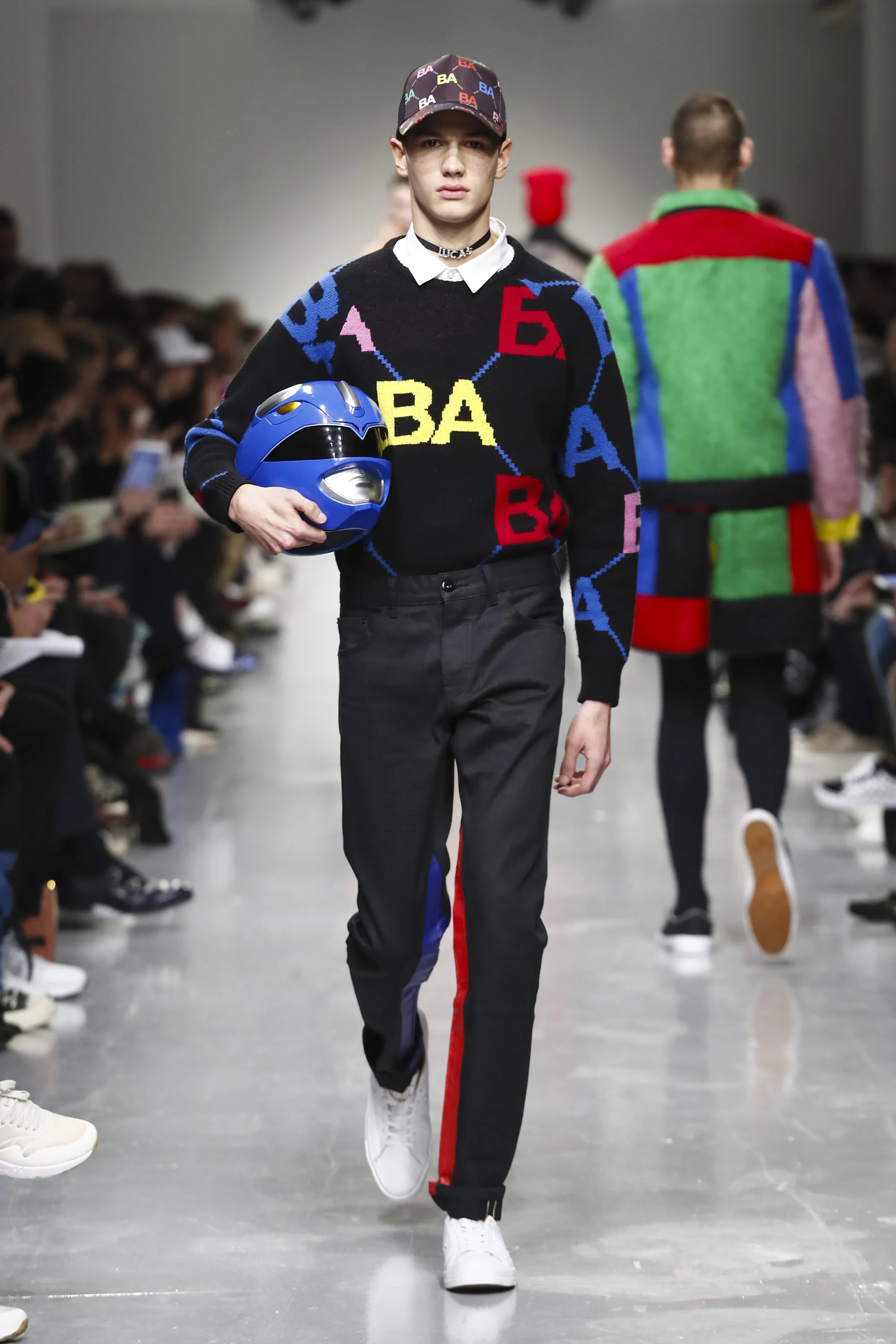 A look from Bobby Abley's AW17 collection.