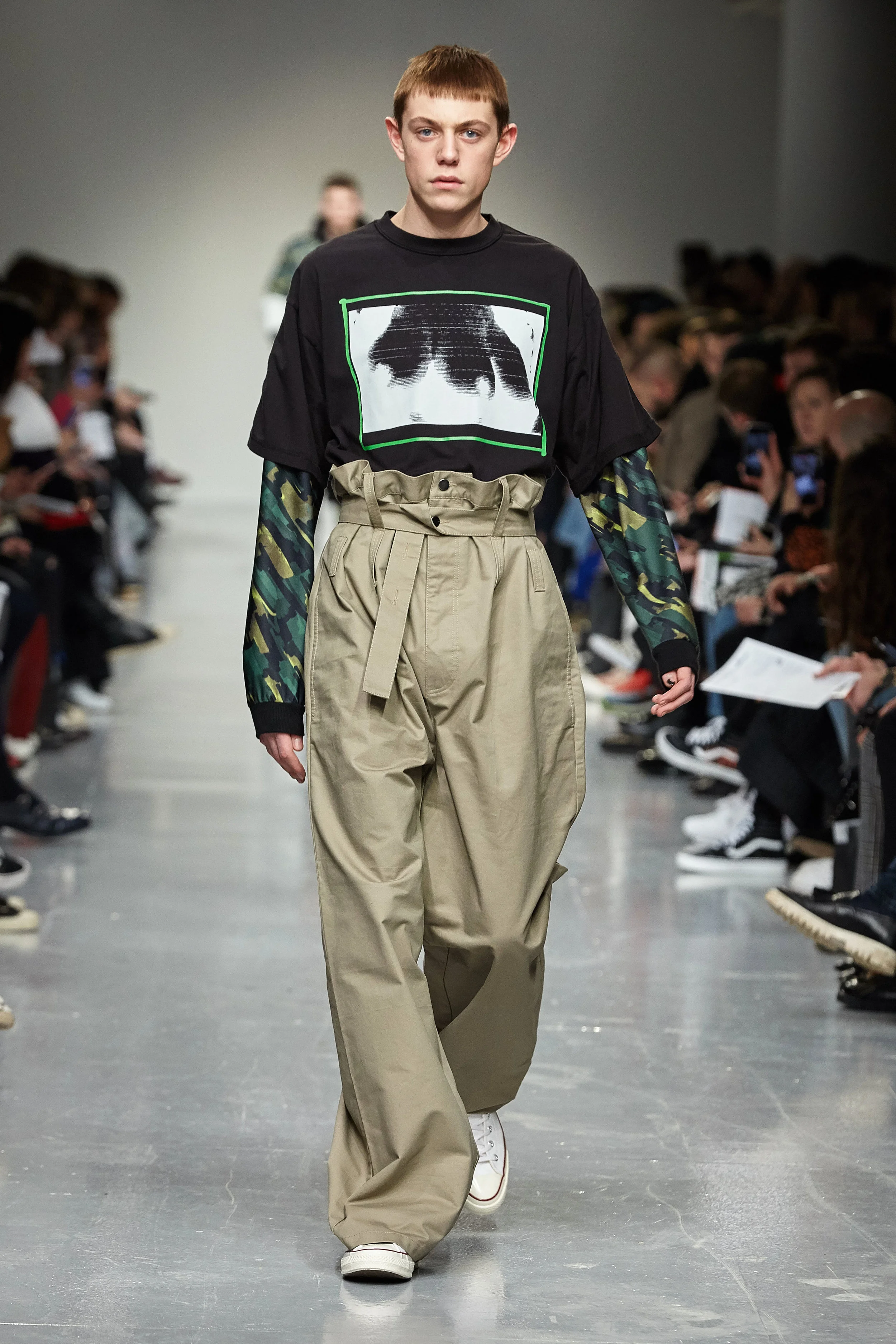 A look from Liam Hodges' AW17 collection.