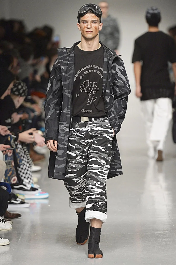 A look from Maharishi's AW17 collection.