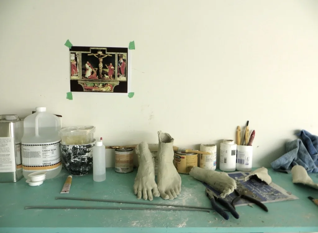 After Grunewald (workbench) , 2016.