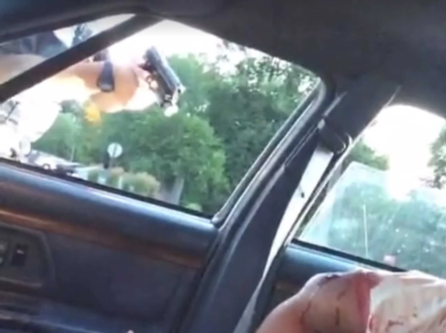 A still from Lavish Reynolds' live video posted on Facebook, the moment when Philando Castile was fatally shot by police officer Jeronimo Yanez on the 6th of July 2016.