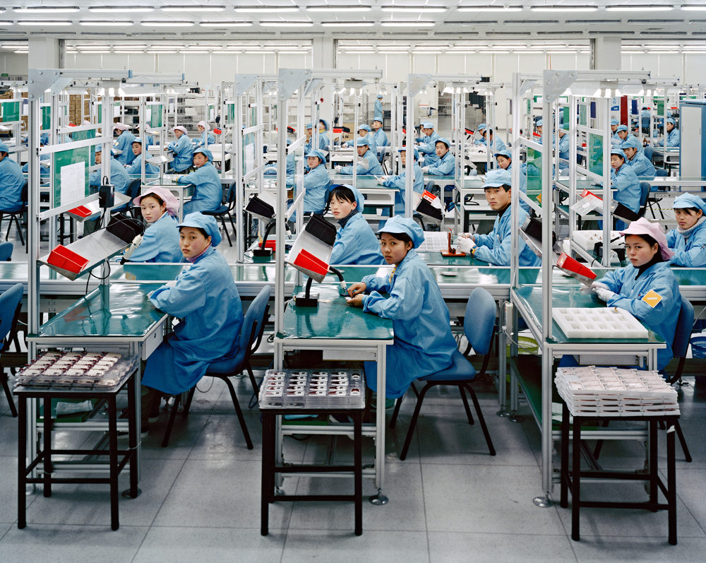 Manufacturing #16, Bird Mobile, Ningbo, Zhejiang Province, 2005 by Edward Burtynsky