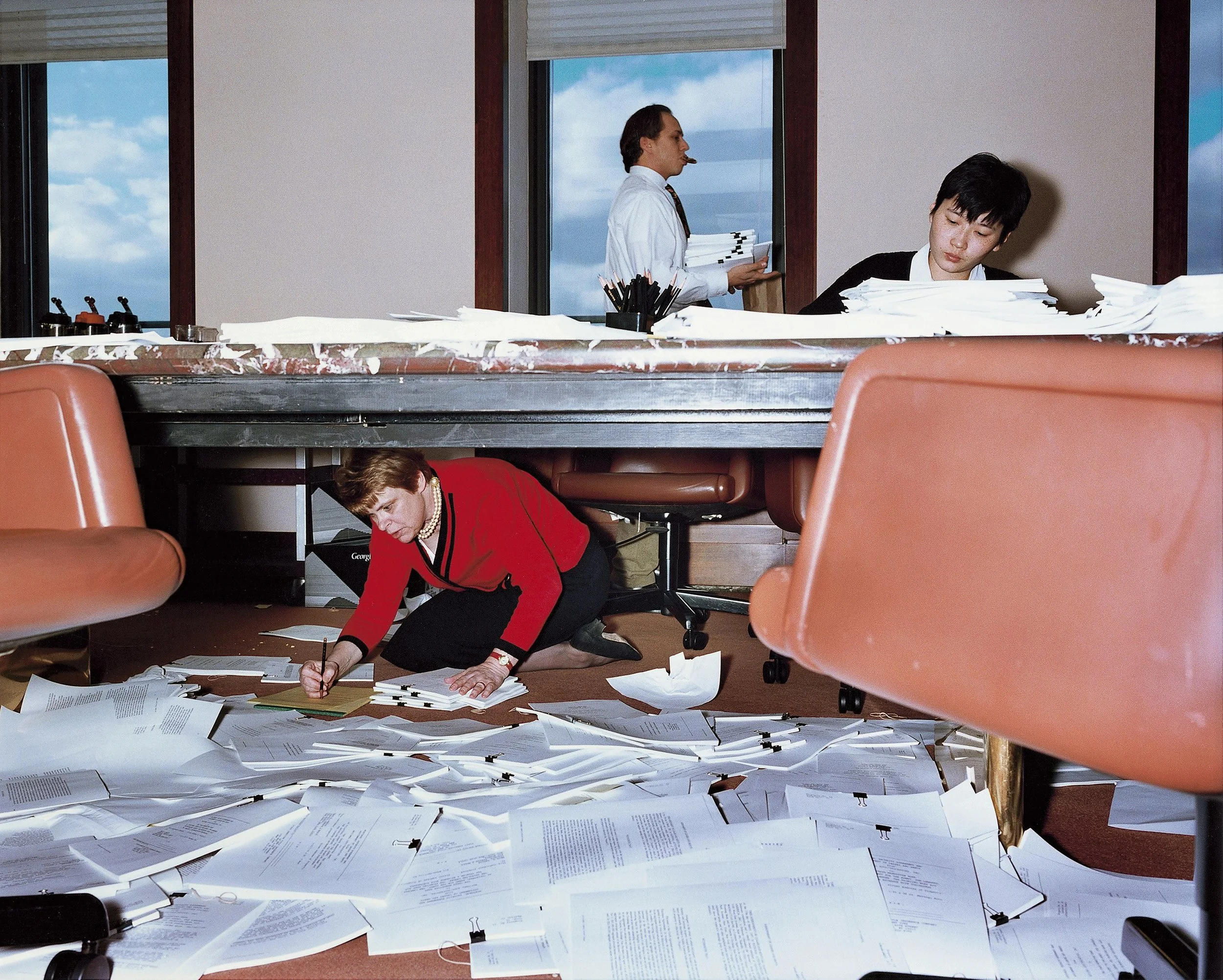 Lawyer’s Office, New York, 1997 by Lars Tunbjörk.