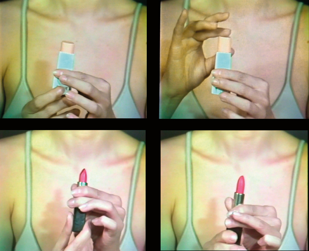 Still from ' Make up - Make down ', 1978 by Sanja Iveković.