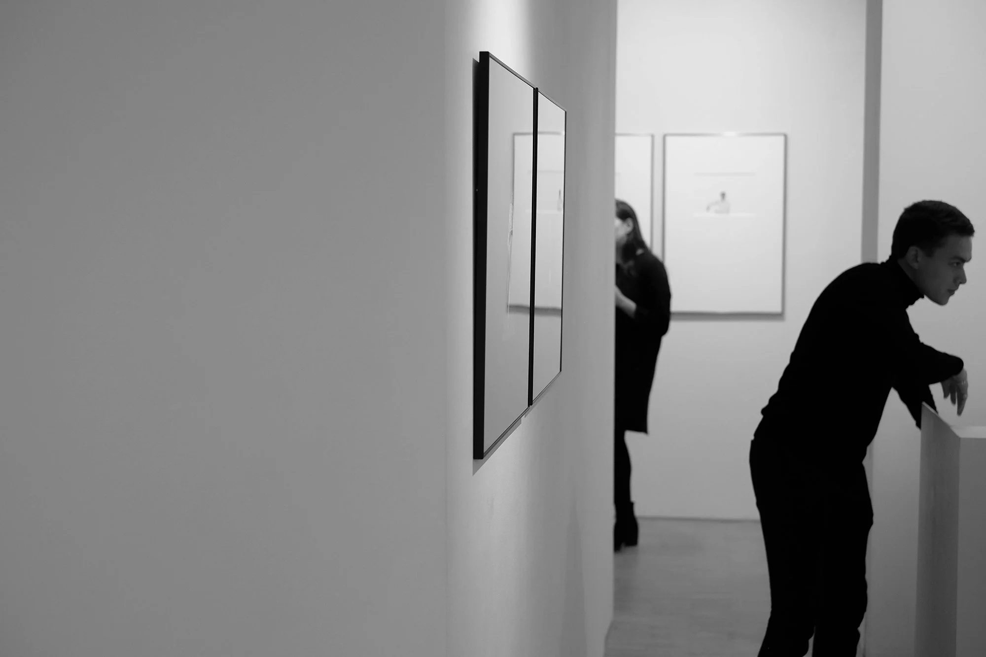 Private view of While I'm Still Warm exhibition at The Cob Gallery.