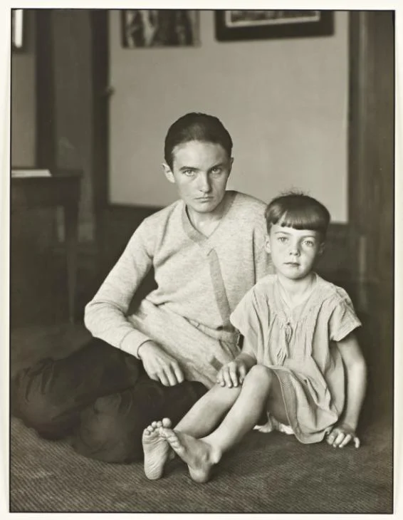 Helene Abelen with Daughter Josepha , 1926 by August Sander.