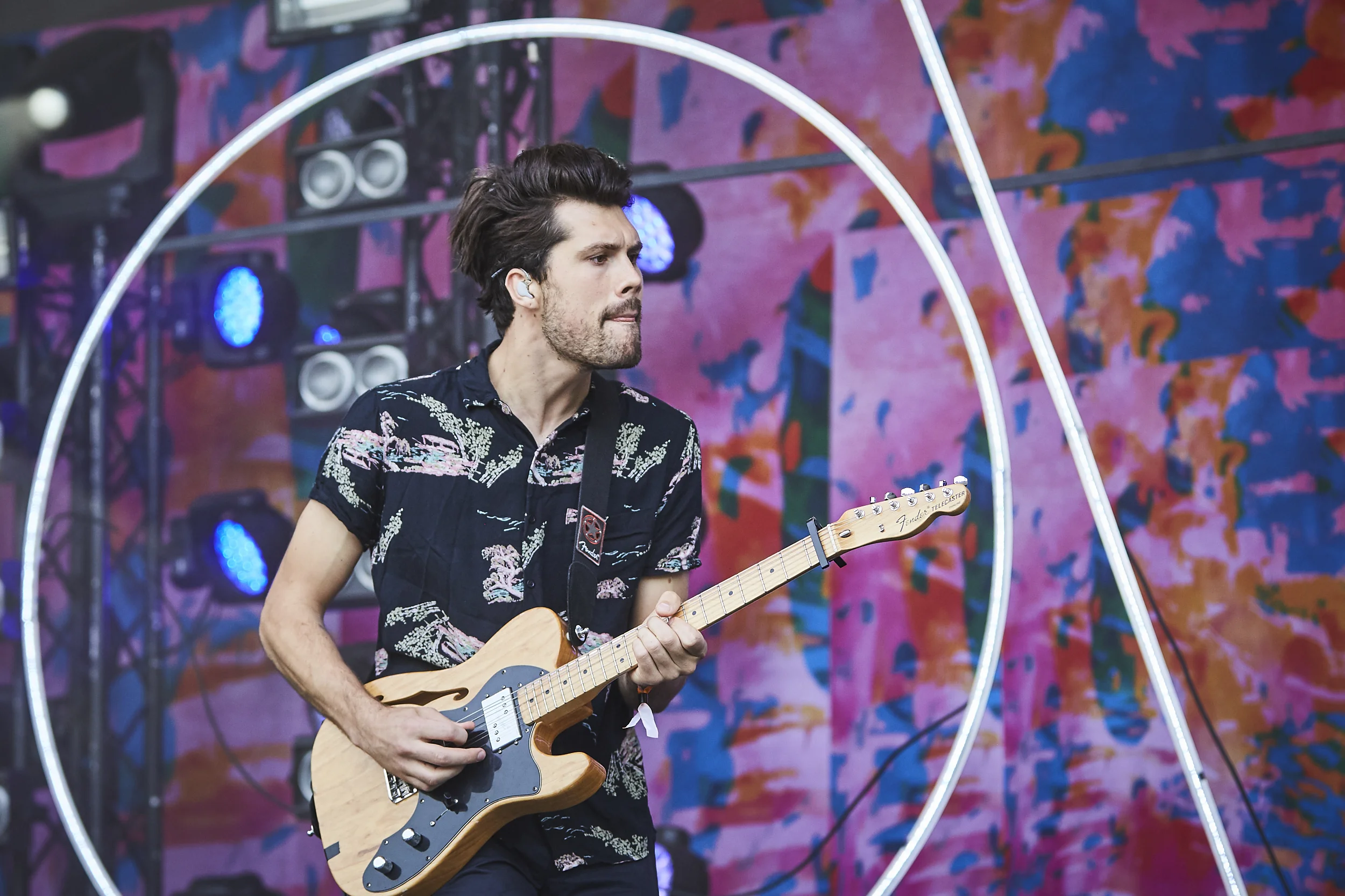 Oh Wonder performing at Heartland Festival, 2017. Photo by Thomas Flensted