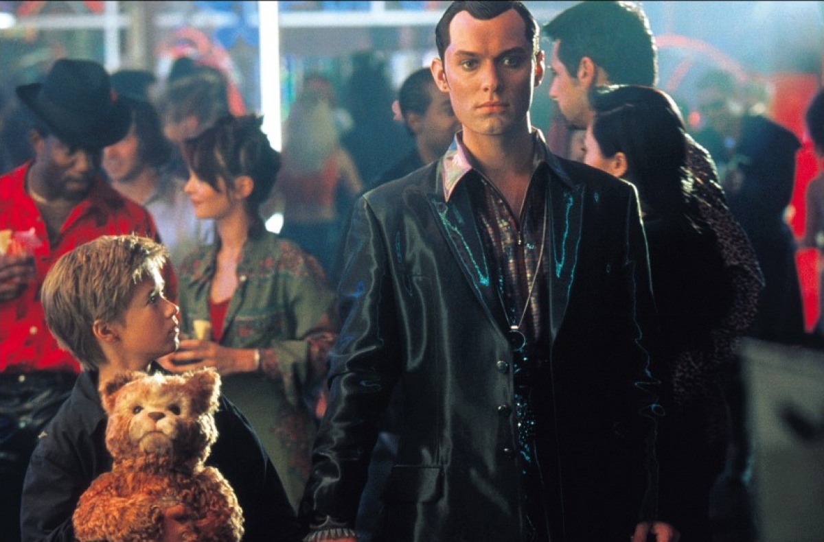 Jude Law in A.I. Artificial intelligence , 2001 directed by Steven Spielberg.