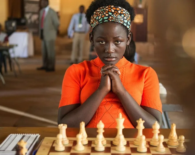 Actress Madina Nalwanga as Phiona Mutesi in Queen of Katwe , directed by Mira Nair