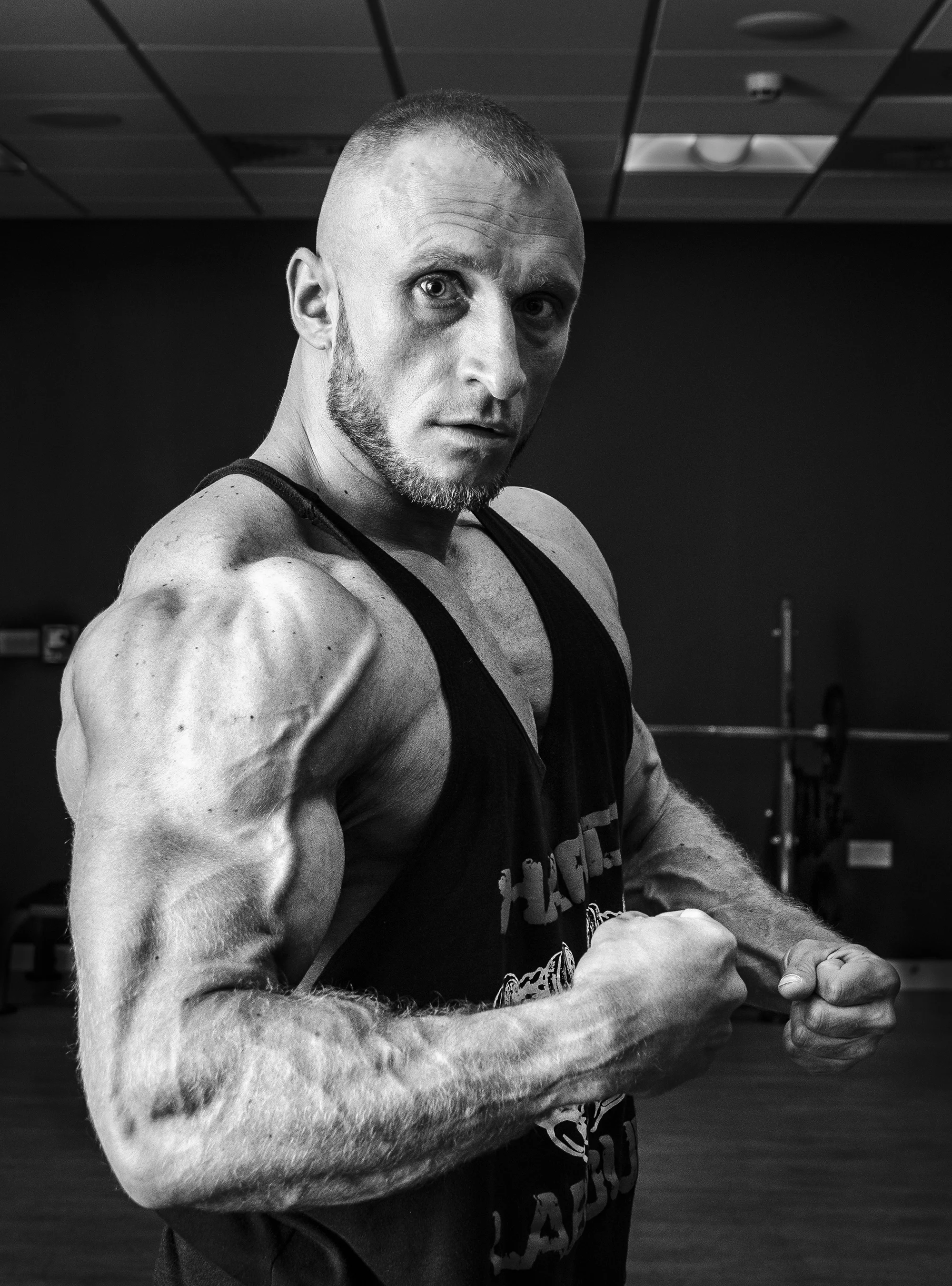 Martin Zalewski, semi-pro bodybuilder.