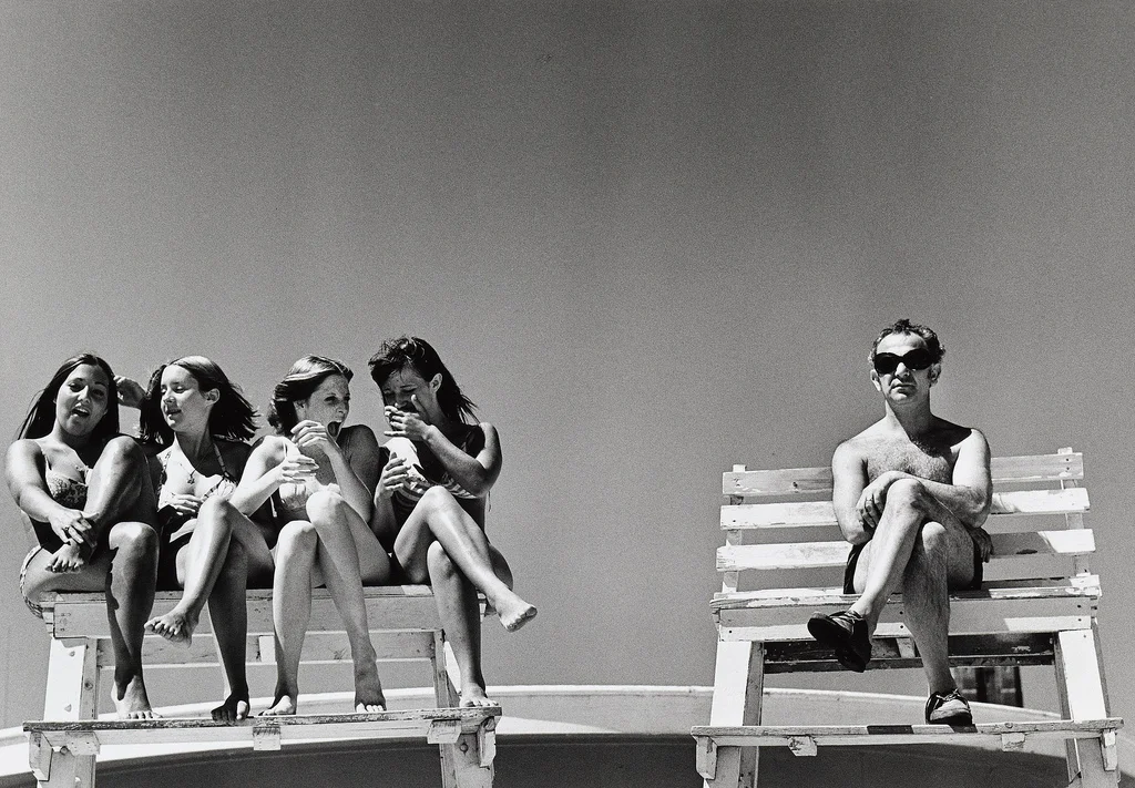 Undated photograph titled ' Lifeguard by Joseph Szabo.